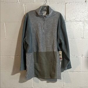 Jones New York Sport Colorblock Fleece 1/4 Zip 2X